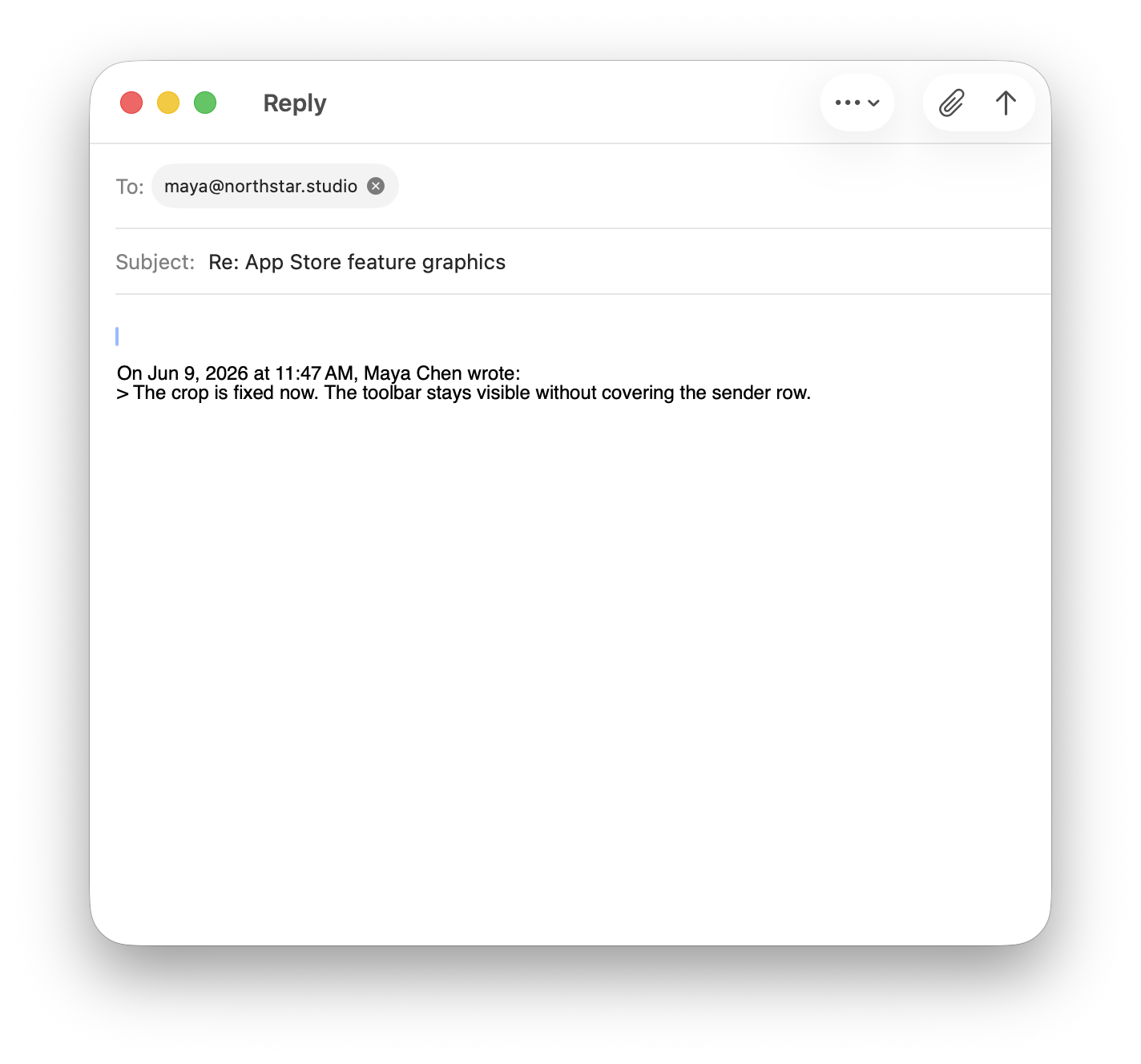 Reply and compose